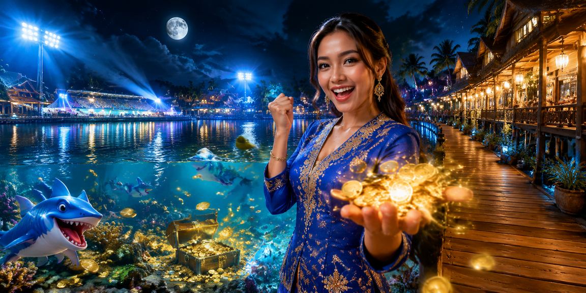 Pengguna Sabah menikmati permainan hiburan dan loteri berpakaian baju kurung